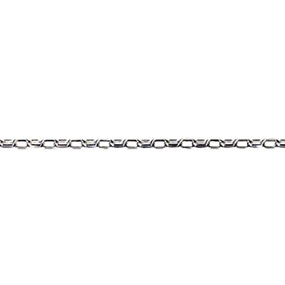 Sterling Silver Diamond Cut Oval Belcher Chain - 50Cm