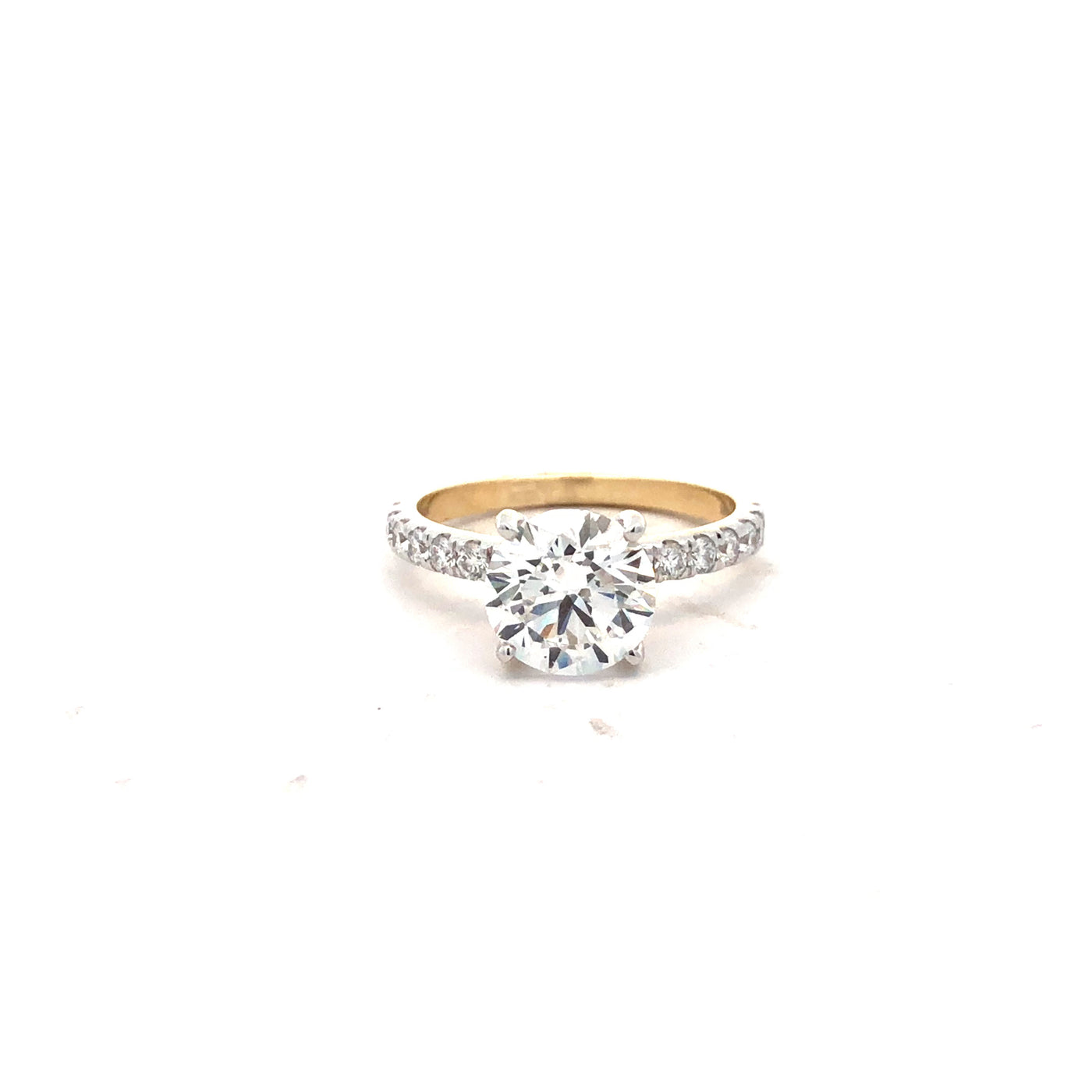 14Ct Yellow Gold Lab Grown Diamond Ring