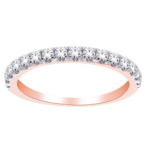 Rose Gold Diamond Set Band