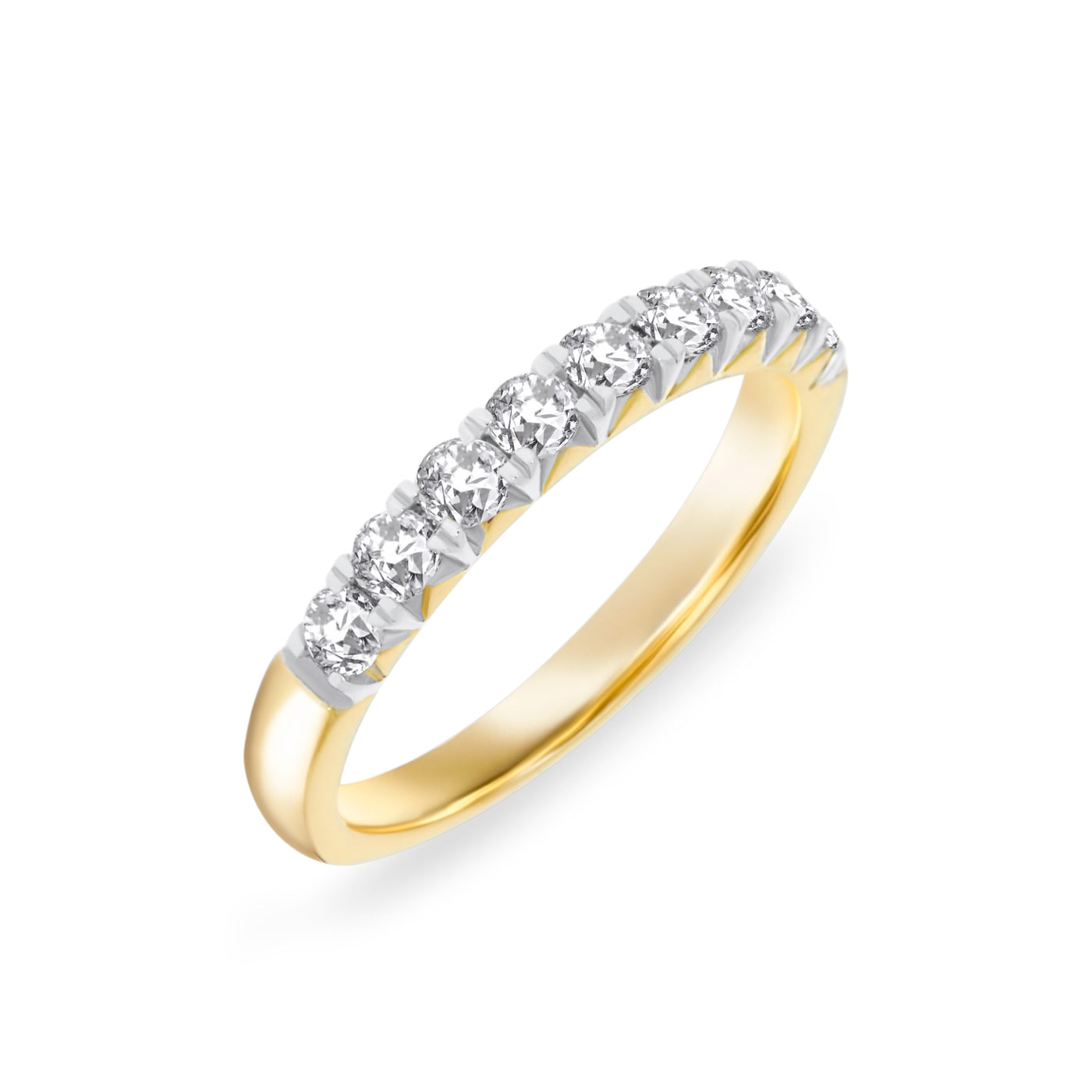 Yellow Gold Diamond Anniversary Ring