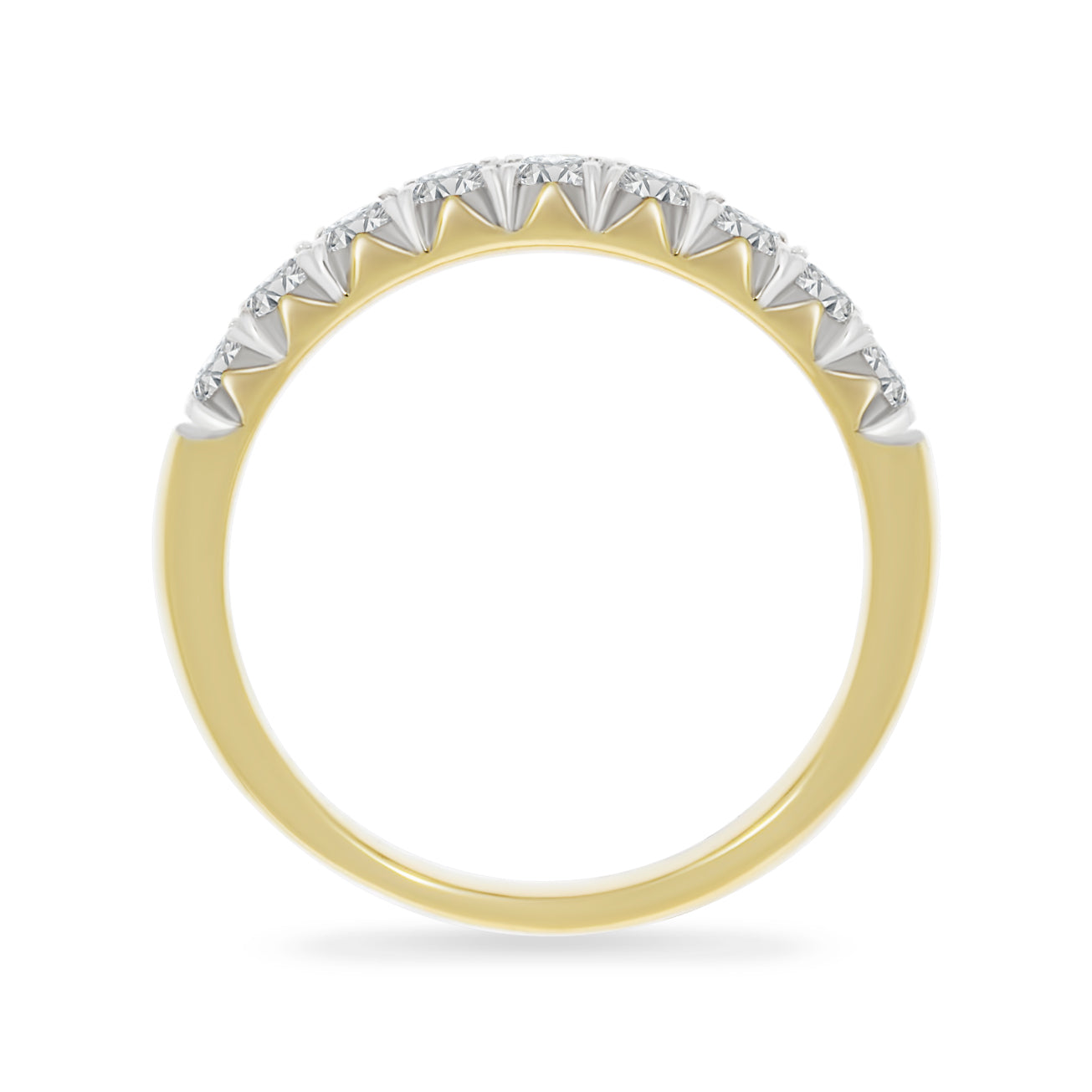 Yellow Gold Diamond Anniversary Ring