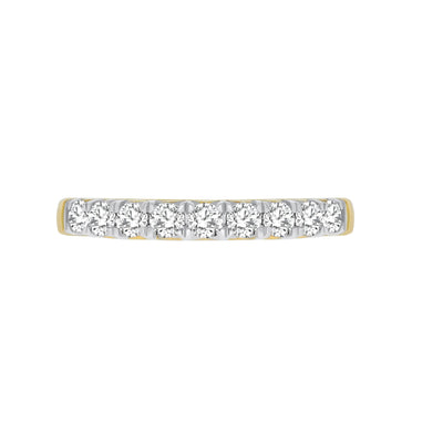 Yellow Gold Diamond Anniversary Ring