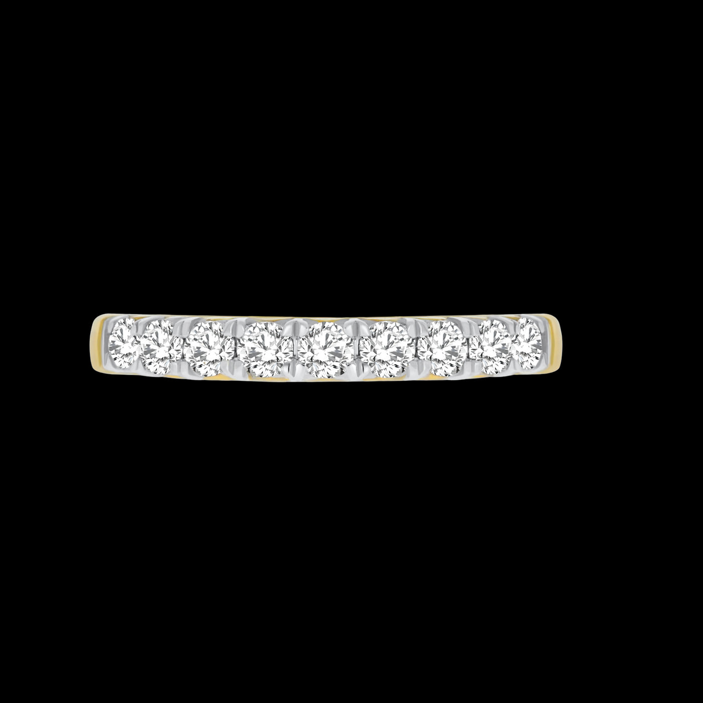 Yellow Gold Diamond Anniversary Ring