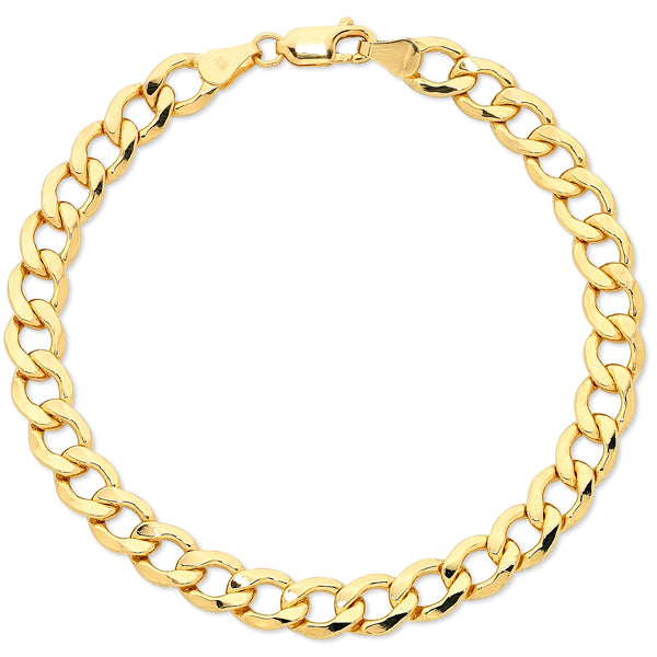 9Ct Yellow Gold Silver Filled Bracelet