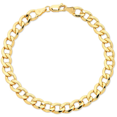 9Ct Yellow Gold Silver Filled Bracelet