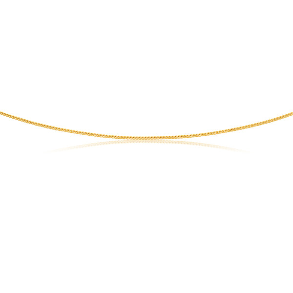 9Ct Yellow Gold Magic Wheat Chain