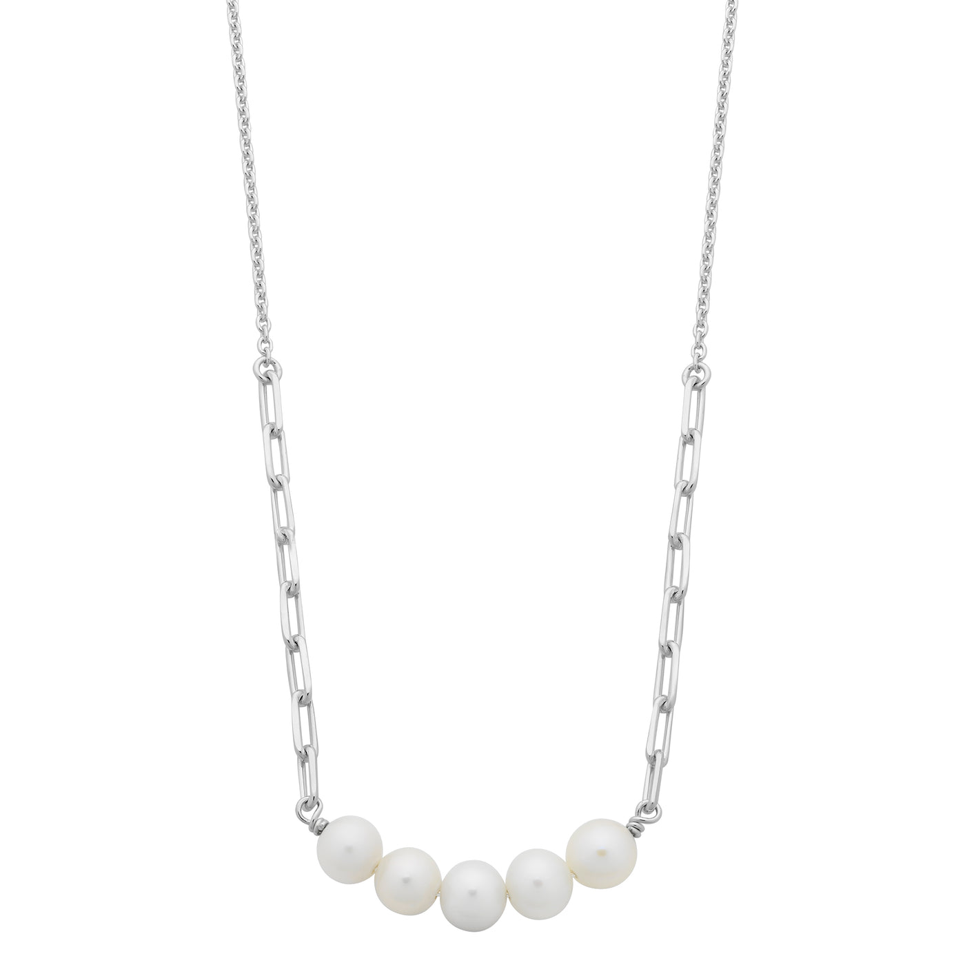 Sterling Silver Freshwater Pearl Necklace