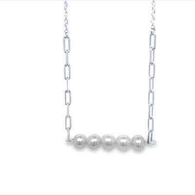 Sterling Silver Freshwater Pearl Necklace