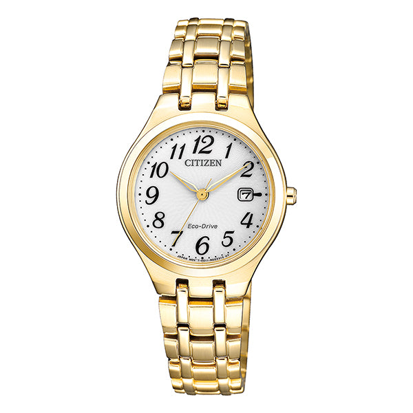 Citizen Eco Drive Gold Plated Ladies Dress Watch