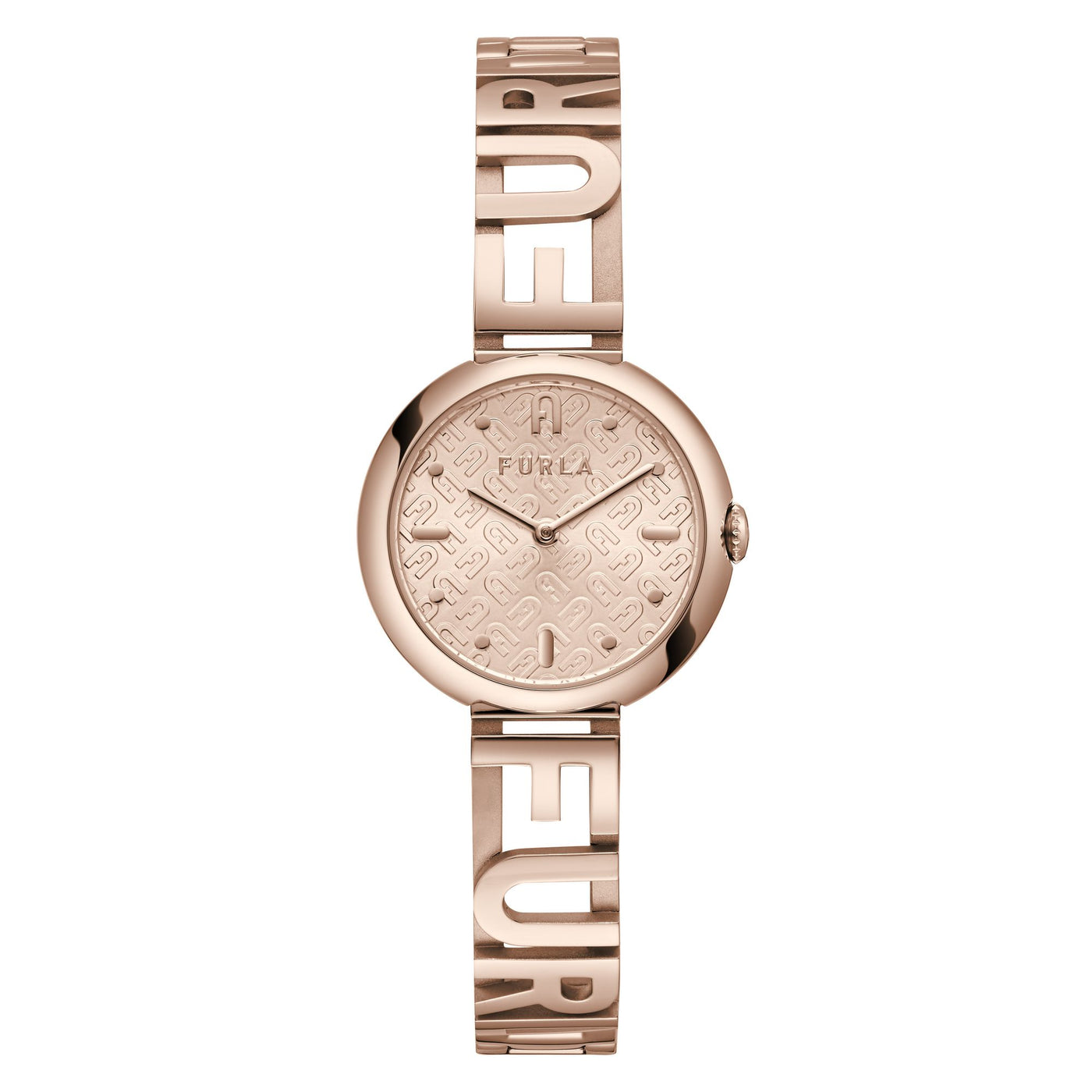 Furla Ladies 3D Bangle Rose Gold Bracelet