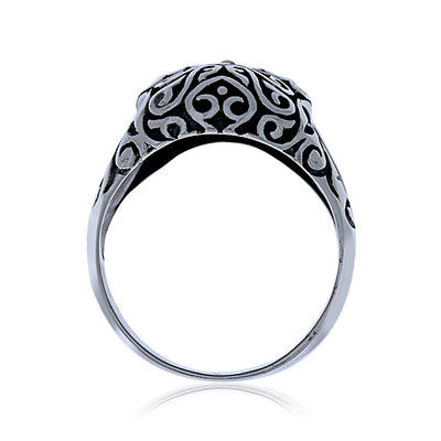 Onatah Day Of The Dead Filigree Skull Ring