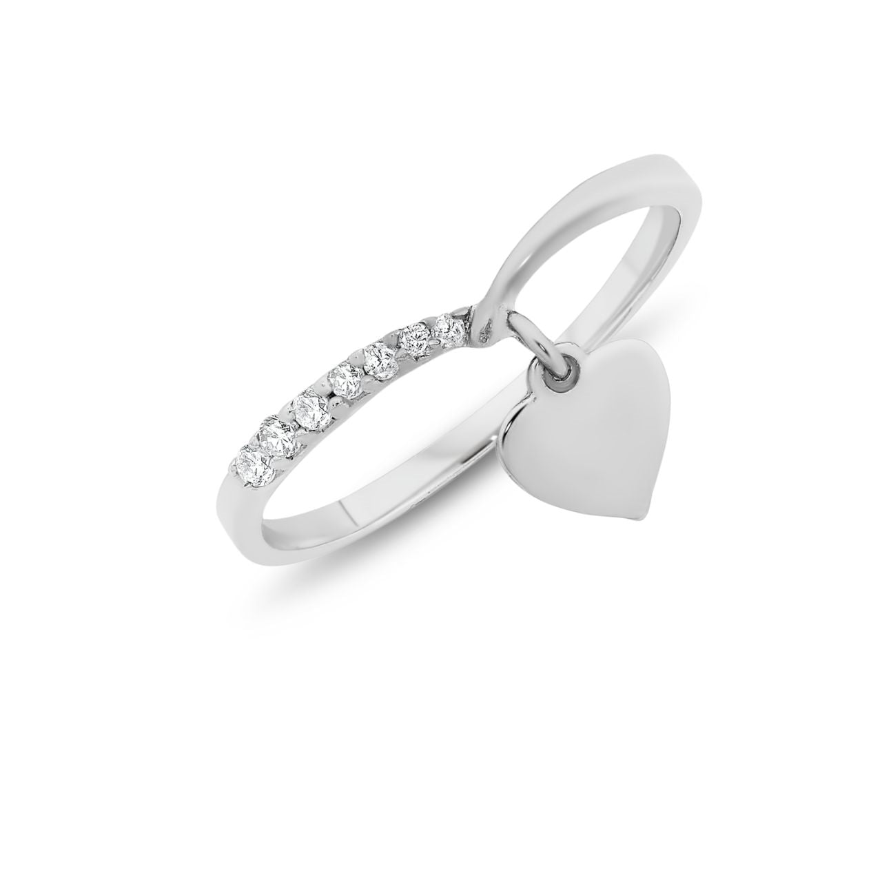 Sterling Silver Cubic Zirconia Ring