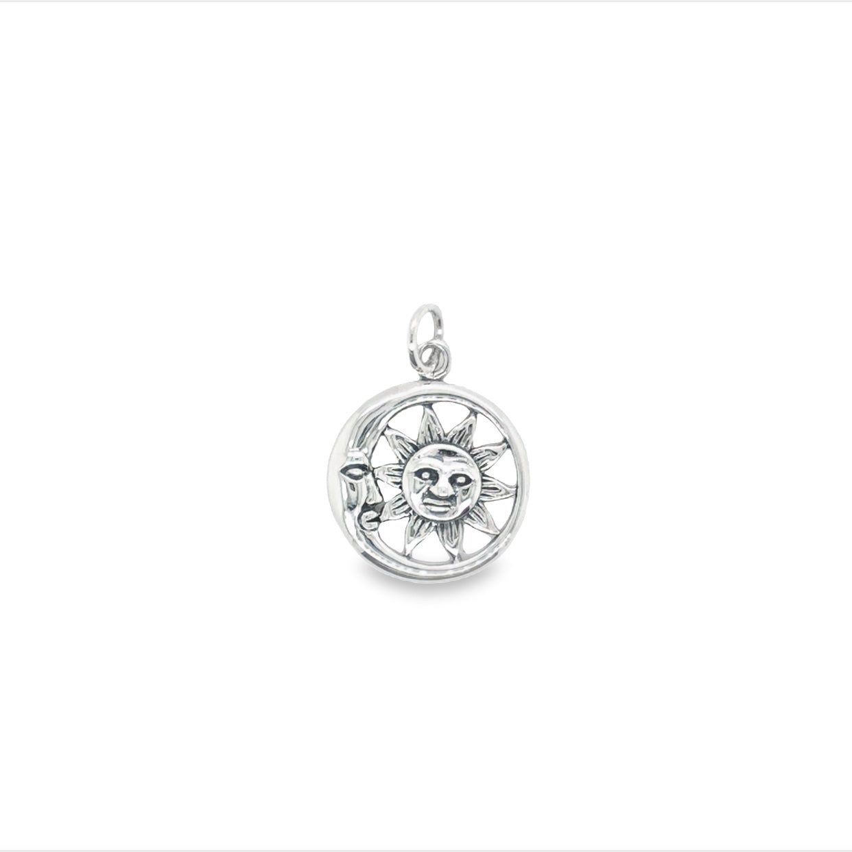 Onatah Sterling Silver Circle Sun Pendant