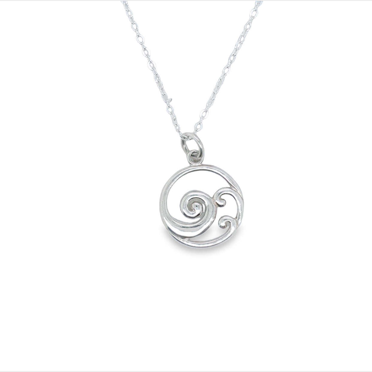 Onatah Sterling Silver Cut Out Swirls Pendant