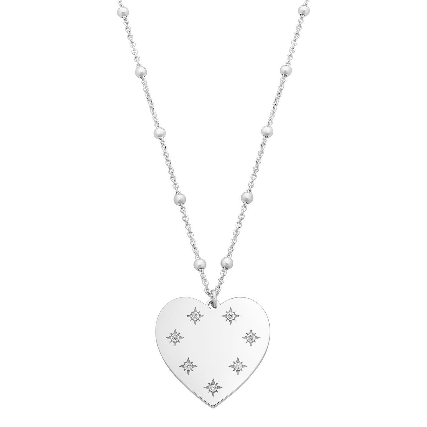 Cz Heart Necklace