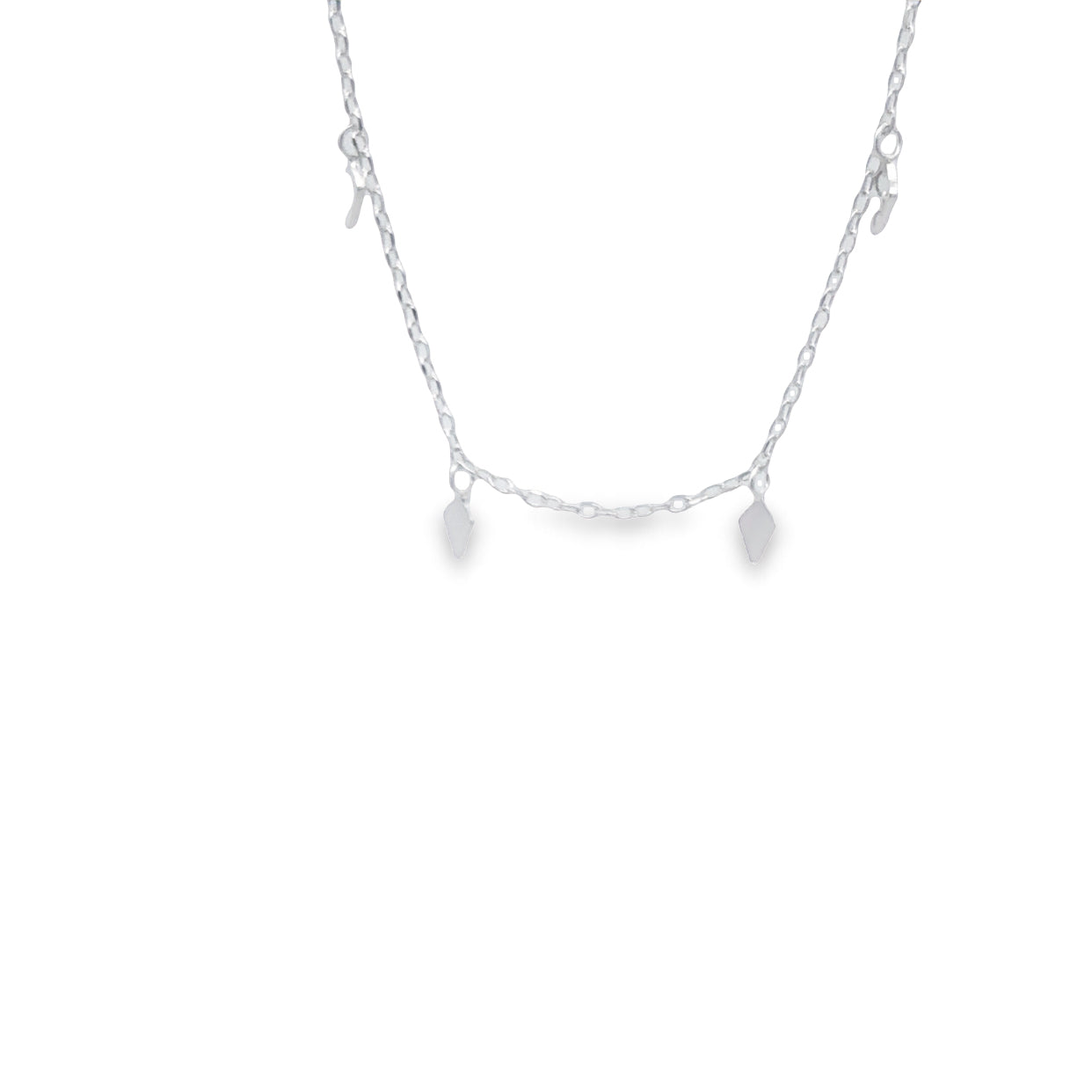 Sterling Silver Little Spears Necklace