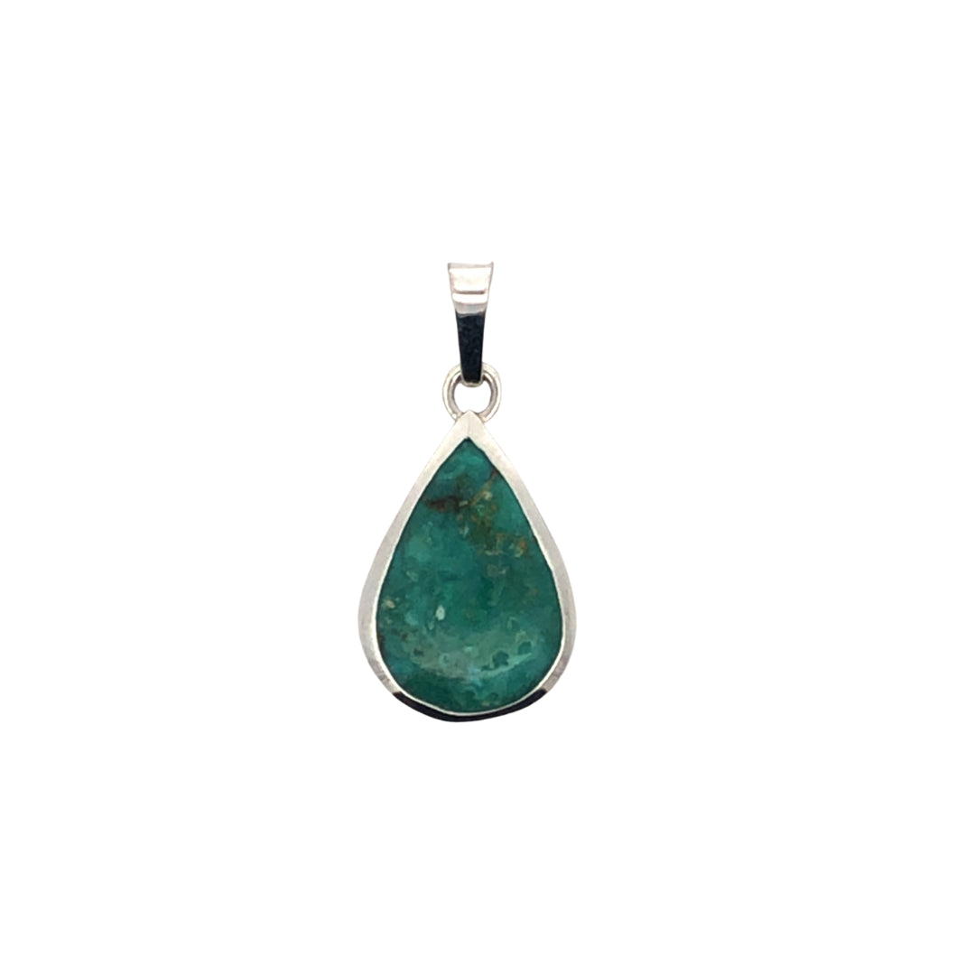 Sterling Silver Handmade Narooma Turquoise Pendant 5.24Ct