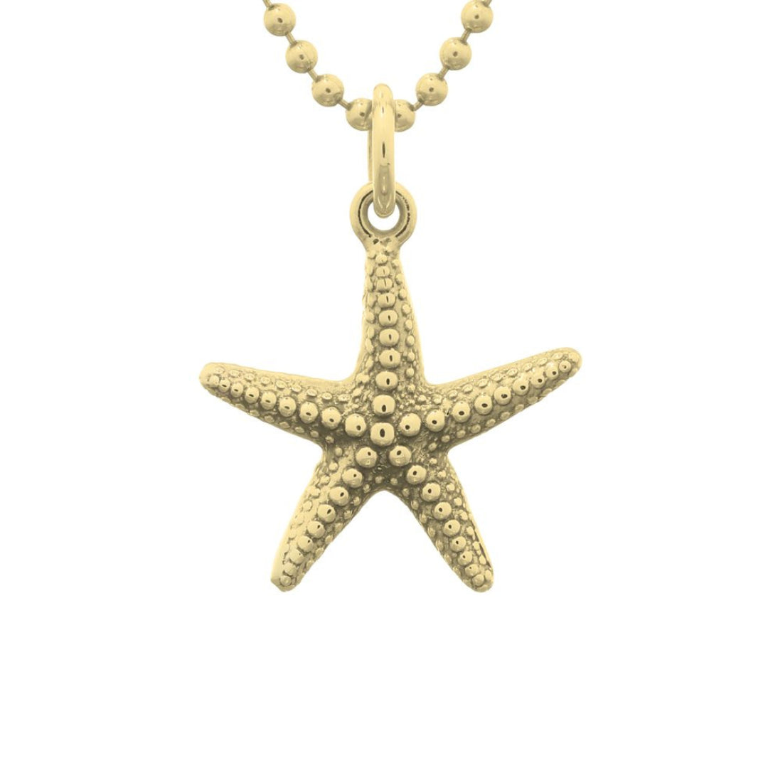 Onatah Sterling Silver Gold Plated Starfish Pendant