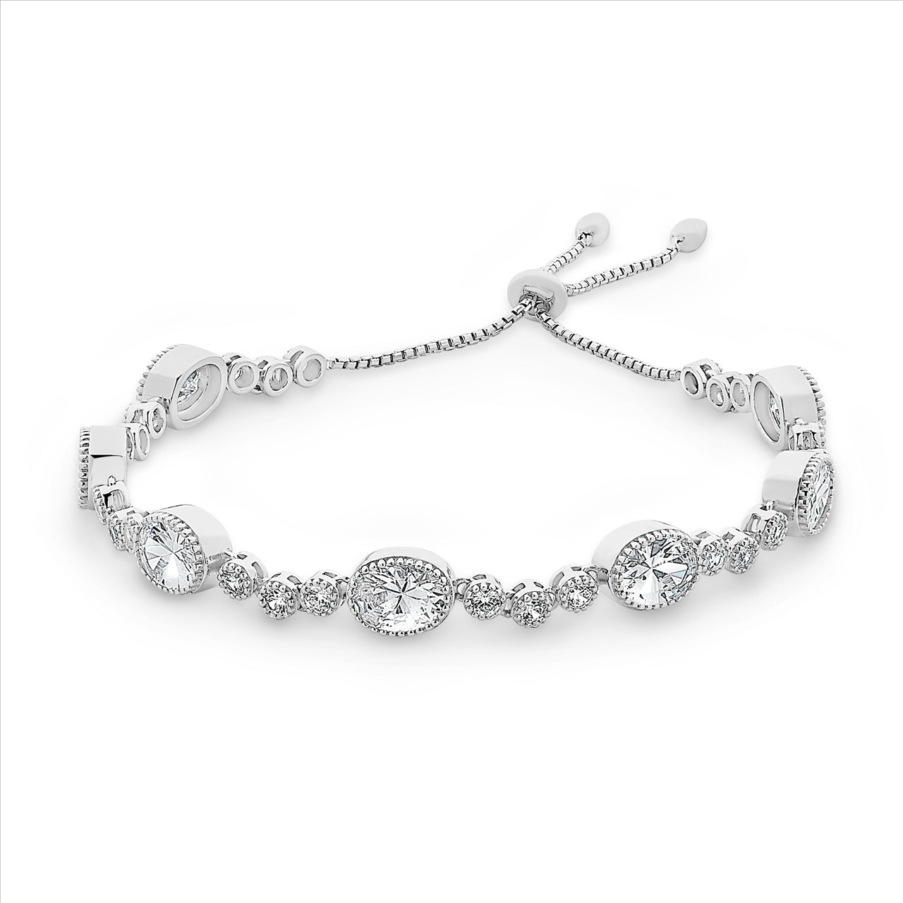 Silver Cubic Zirconia Bracelet