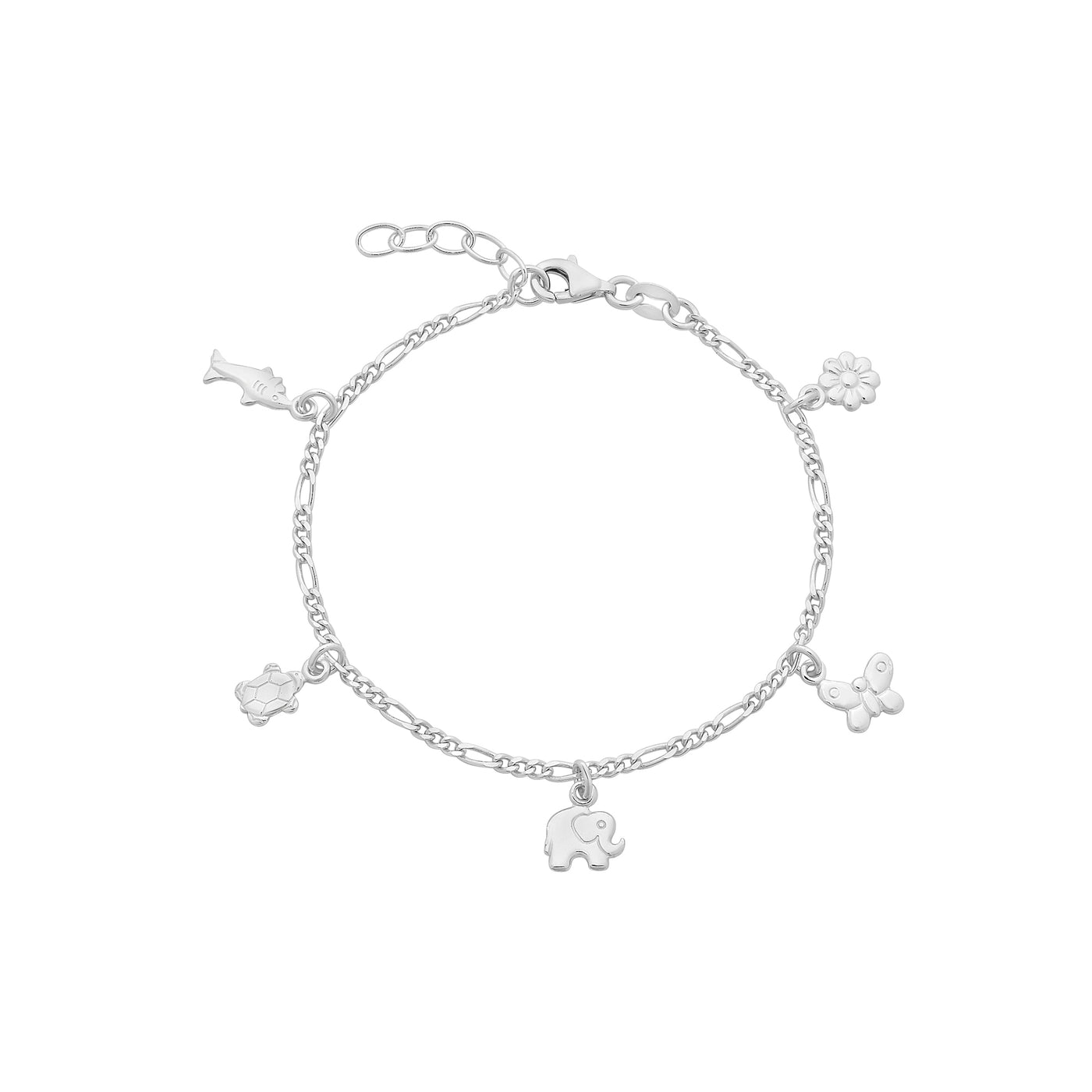 Sterling Silver Charm Bracelet