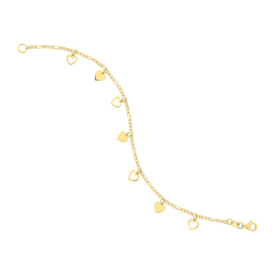 Gold-Plated Sterling Silver Bracelet 19cms