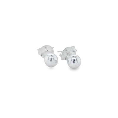 Sterling Silver Ball Stud 4Mm