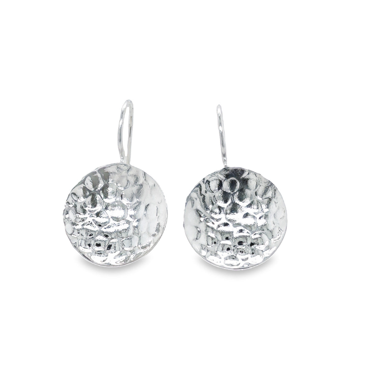 Drop Hook Earrings - Silver