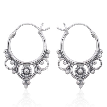 Onatah Sterling Silver Mystic Hoops