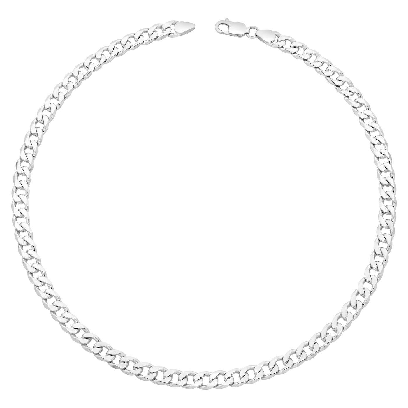 Sterling Silver Curb Chain 55Cm