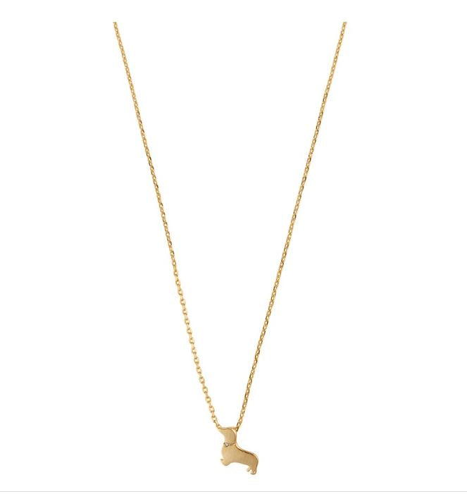 Tiger Tree Gold Plated Bowie Necklace