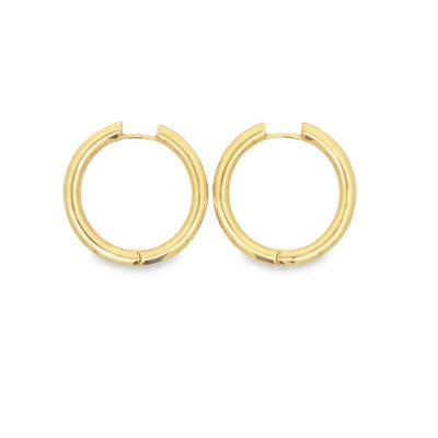 Zafino Kendall Hoop Earring Large Gold Plated