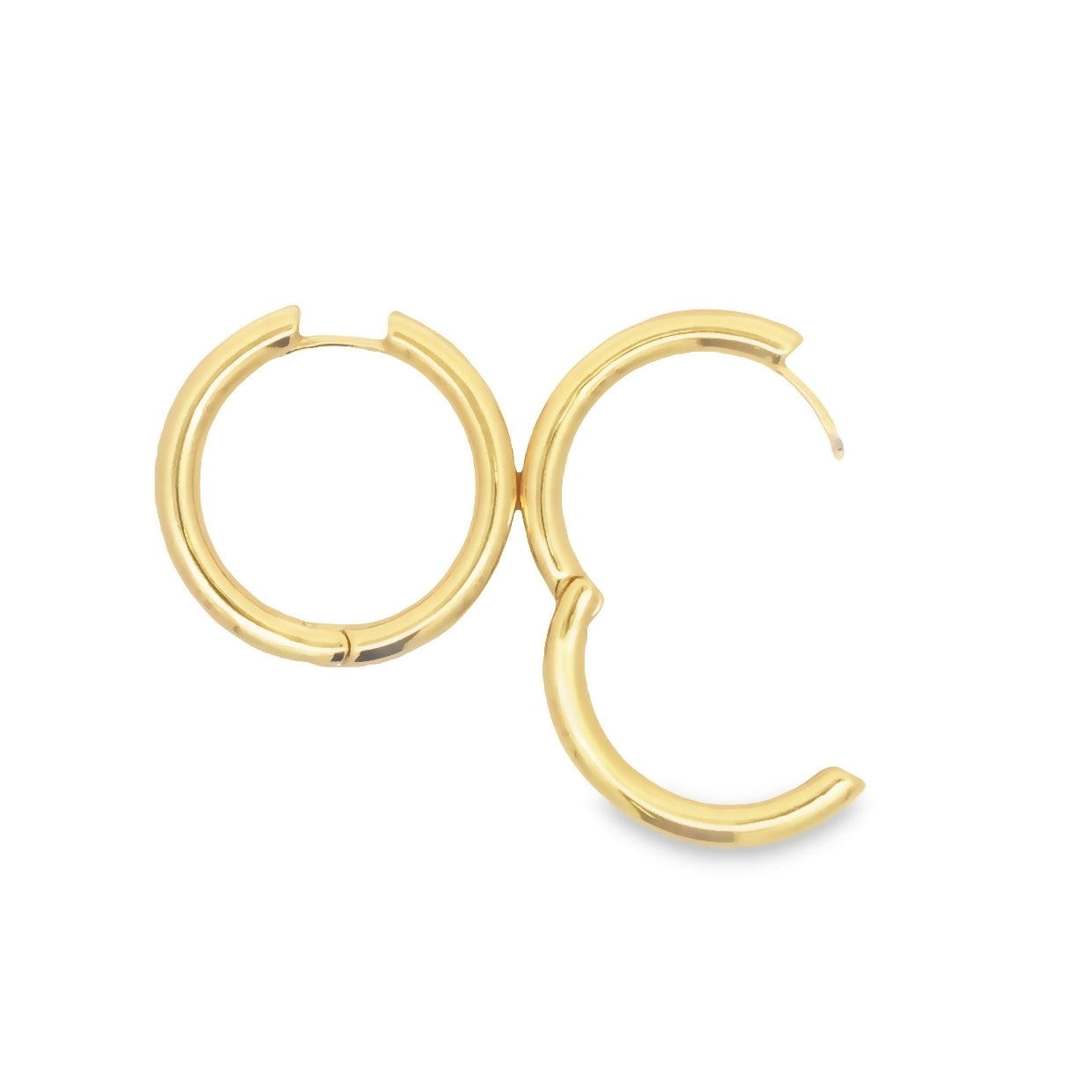 Zafino Kendall Hoop Earring Large Gold Plated