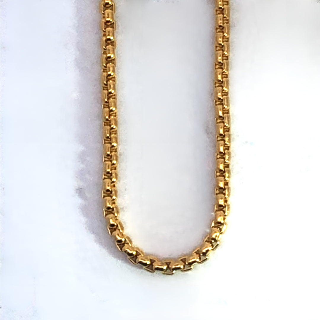 Stainless Steel Gold Plated Belcher Chain Chain 40Cm