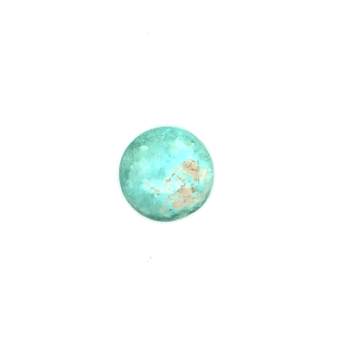 Loose Narooma Turquoise Round Shaped 11.17Ct Blue With Some White