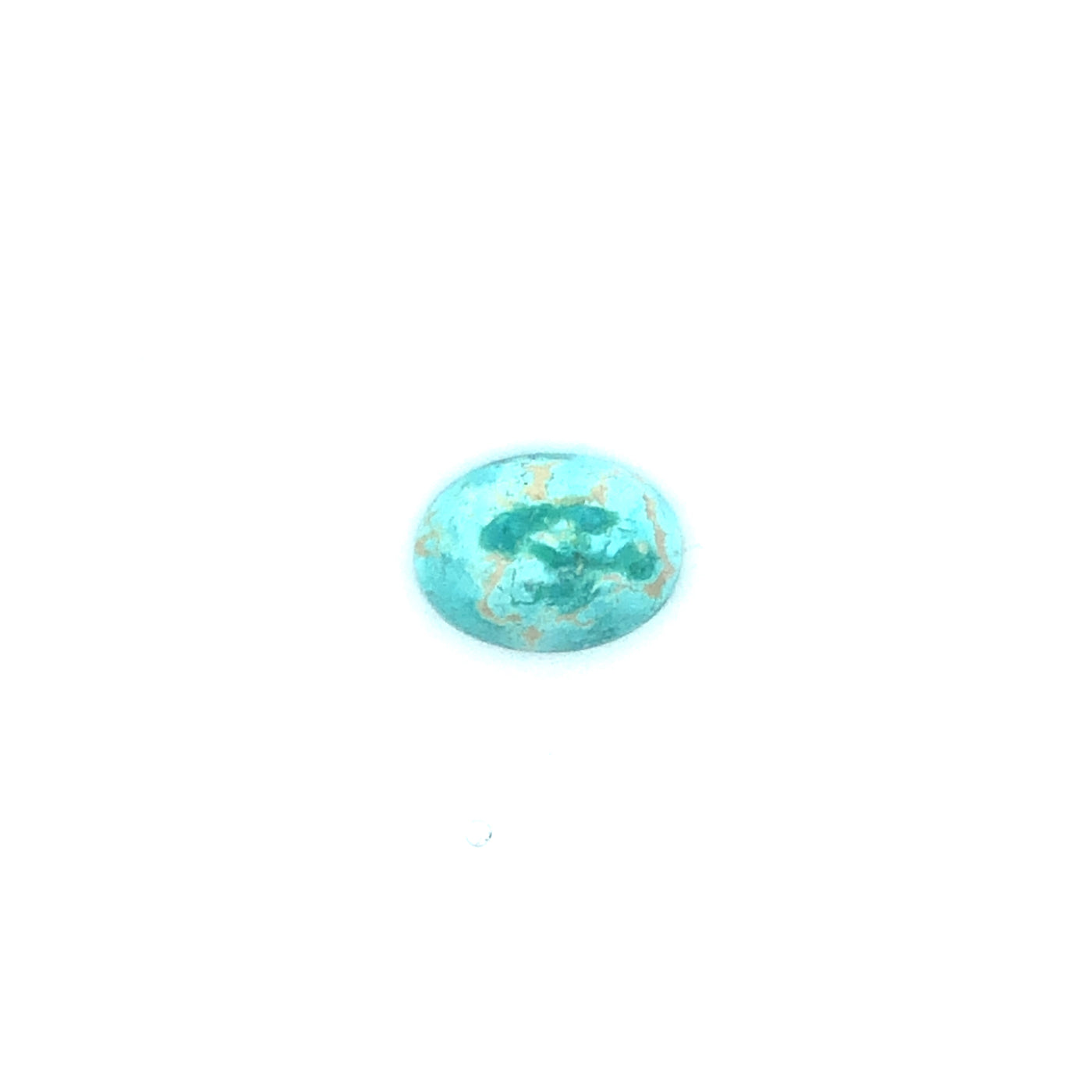Loose Narooma Turquoise Oval Shaped 6.82Ct Blue With Some White And Open Surfaces