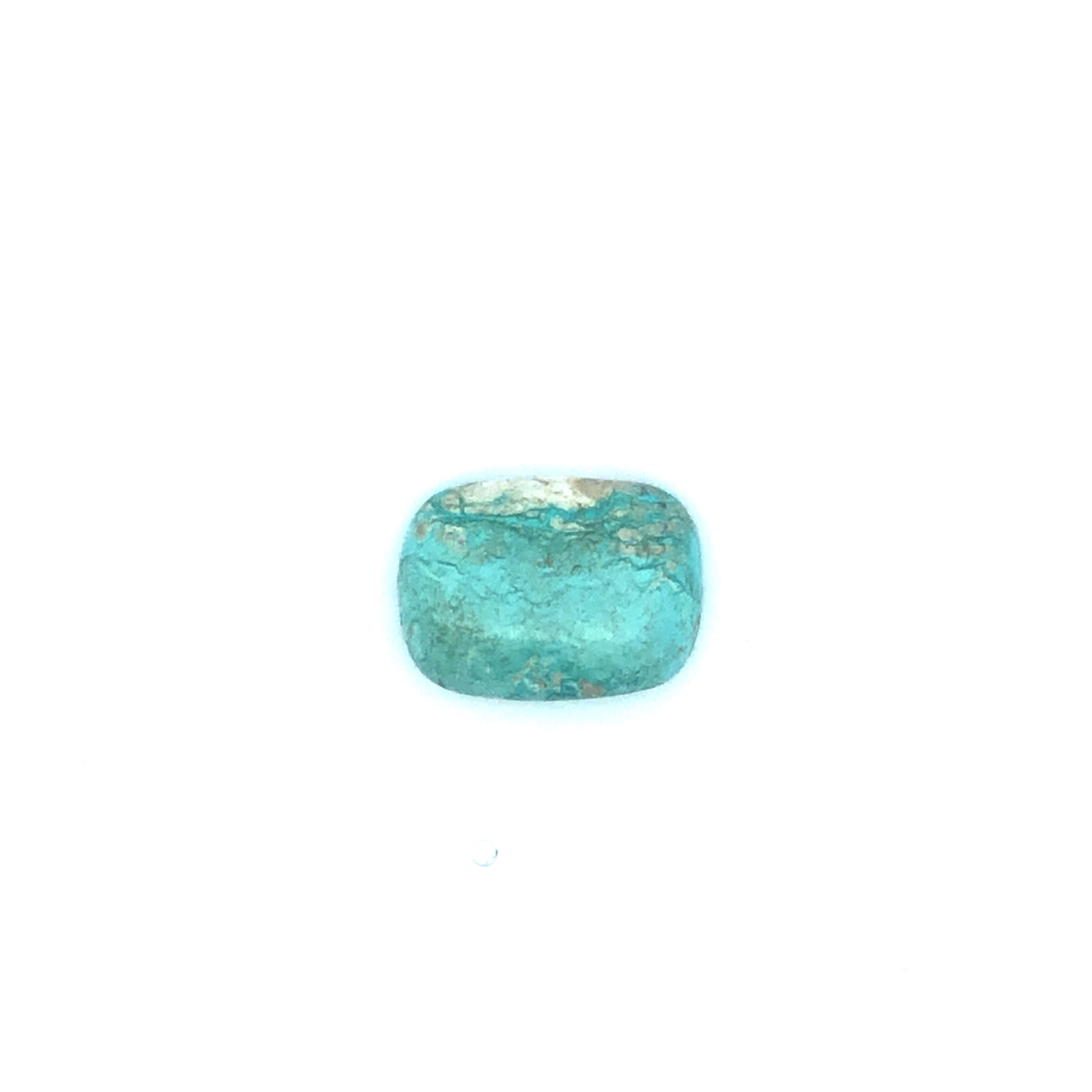 Loose Narooma Turquoise Cushion Rectangle Shaped 9.54Ct Blue With Some White