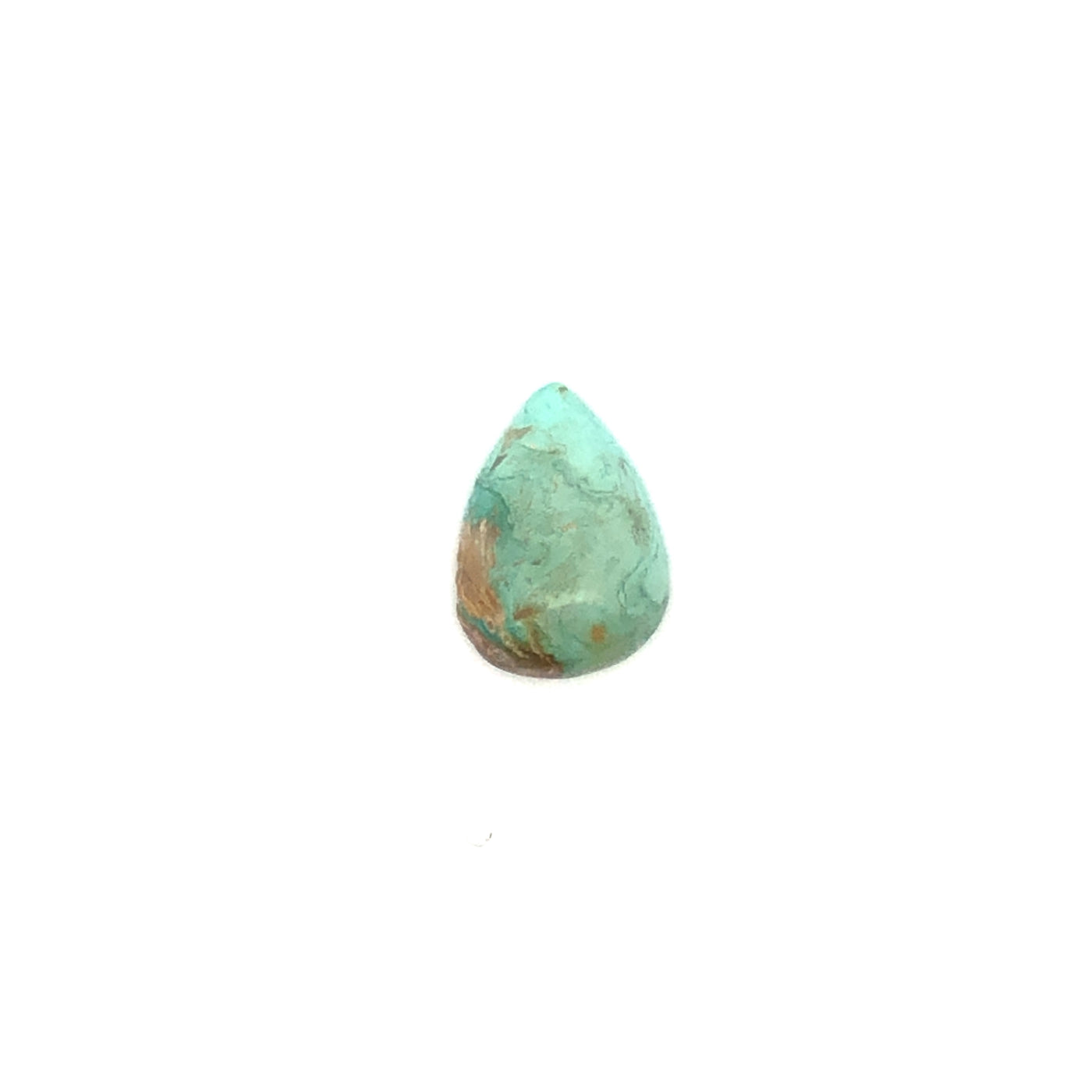 Loose Narooma Turquoise Pear Shaped 6.97Ct Blue With Some Brown