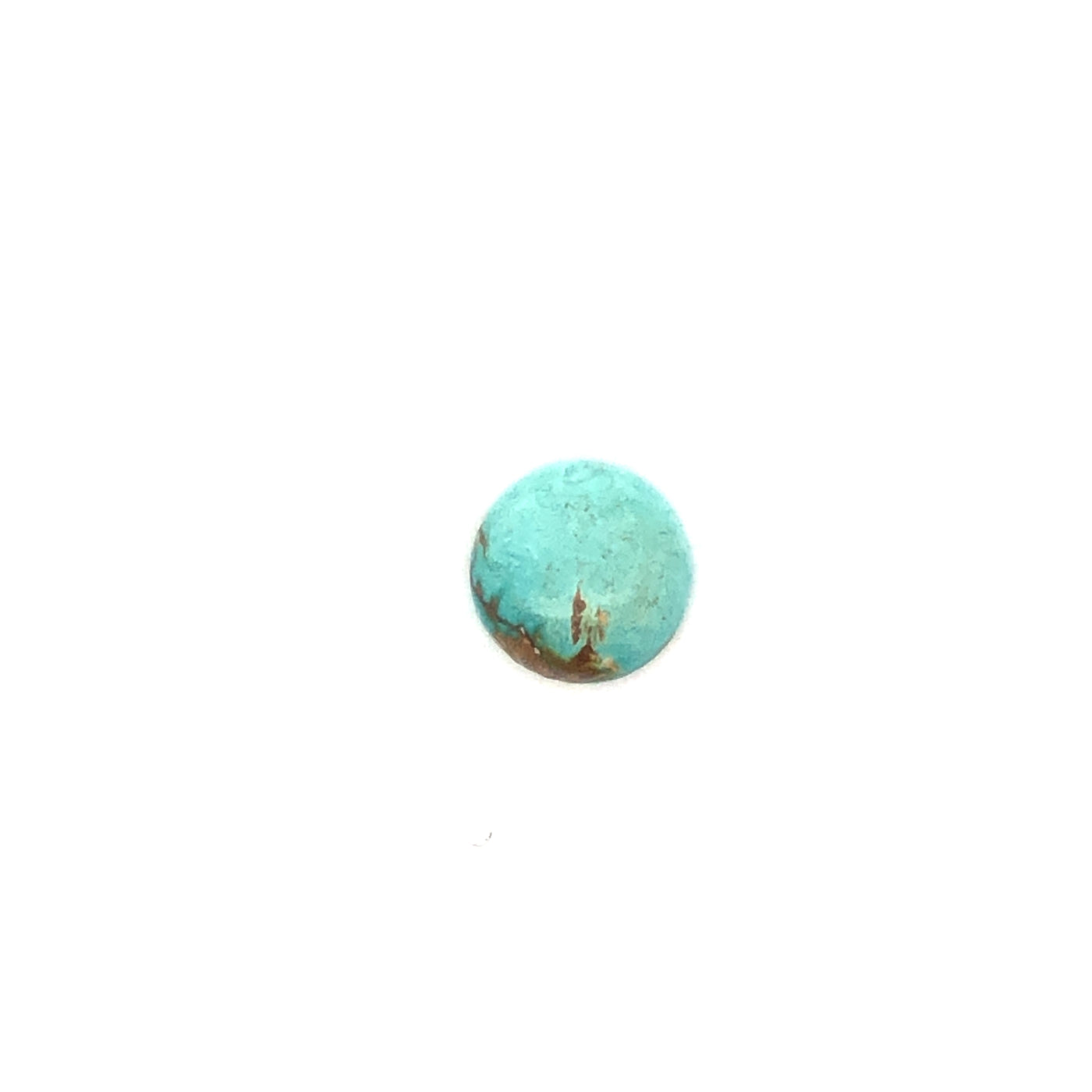 Loose Narooma Turquoise Round Shaped 5.88Ct Blue With Some Brown