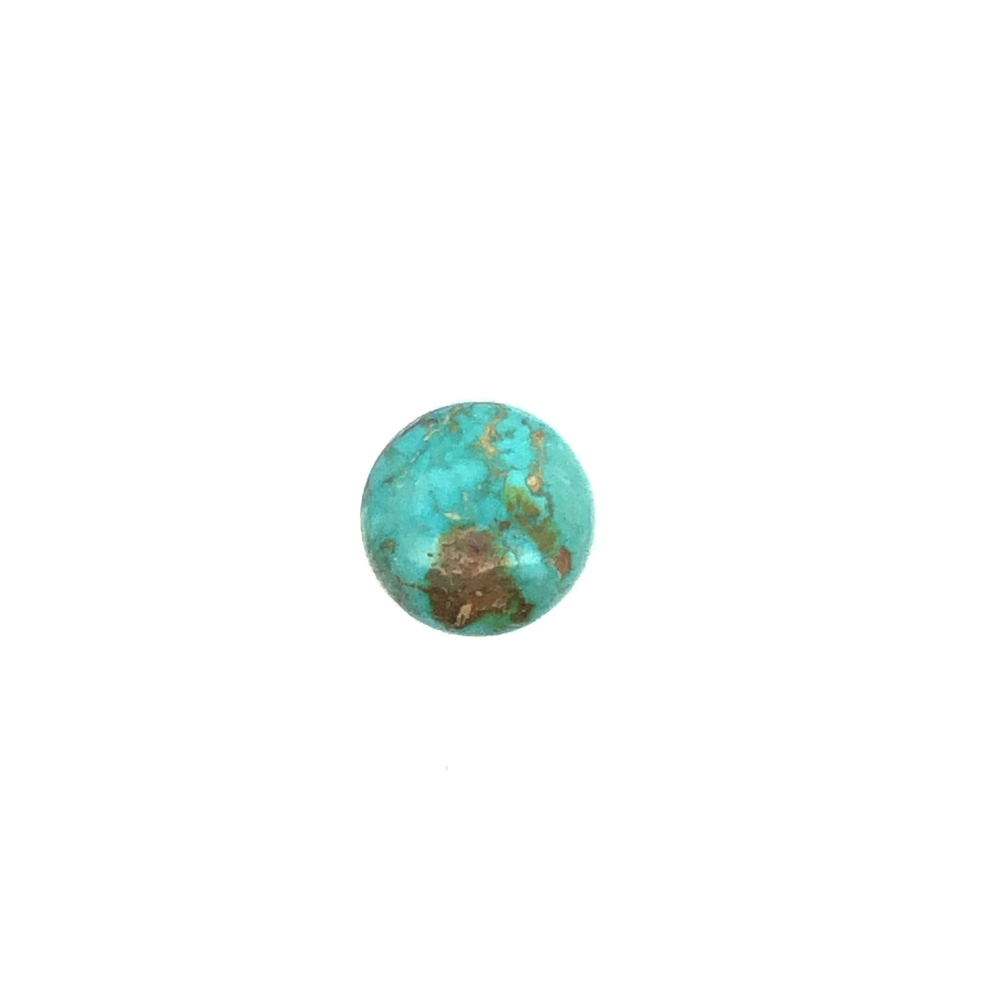 Loose Narooma Turquoise Round Shaped 9.27Ct Blue With Some Brown