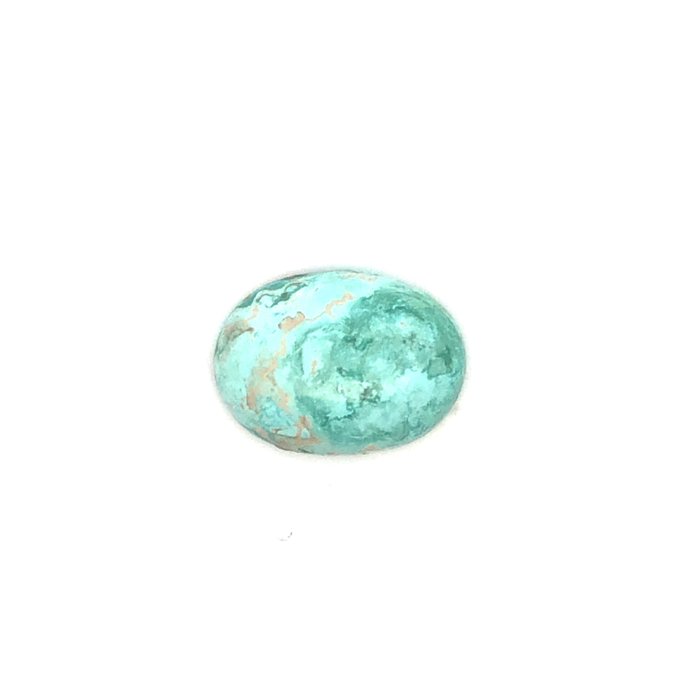 Loose Narooma Turquoise Oval Shaped 17.24Ct Blue With Some White