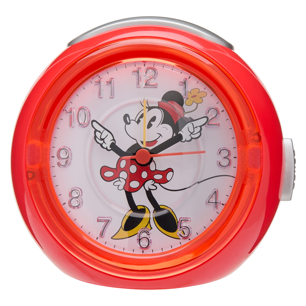 Disney Minnie Alarm clock 120mm Red