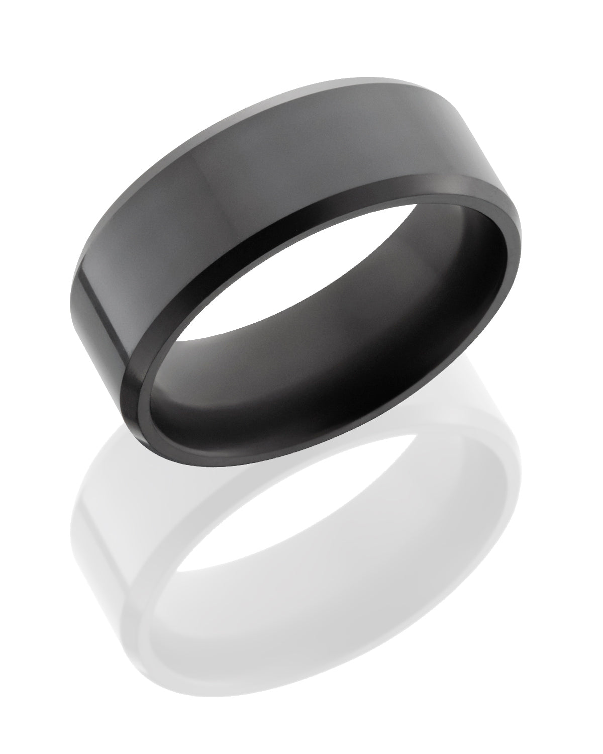 Men's Ring Made From Black Diamonds With A Matte Finish