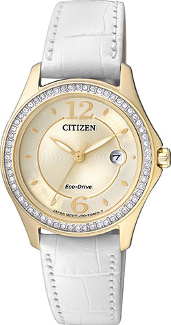 Citizen Gold Plated Eco Drive Ladies