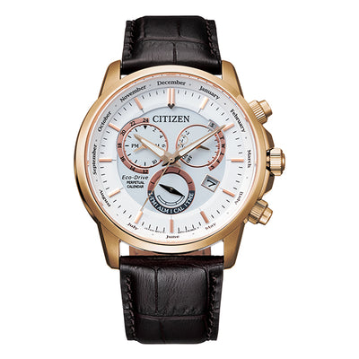 Citizen Gents Gold Plated Chronograph Eco Drive Watch