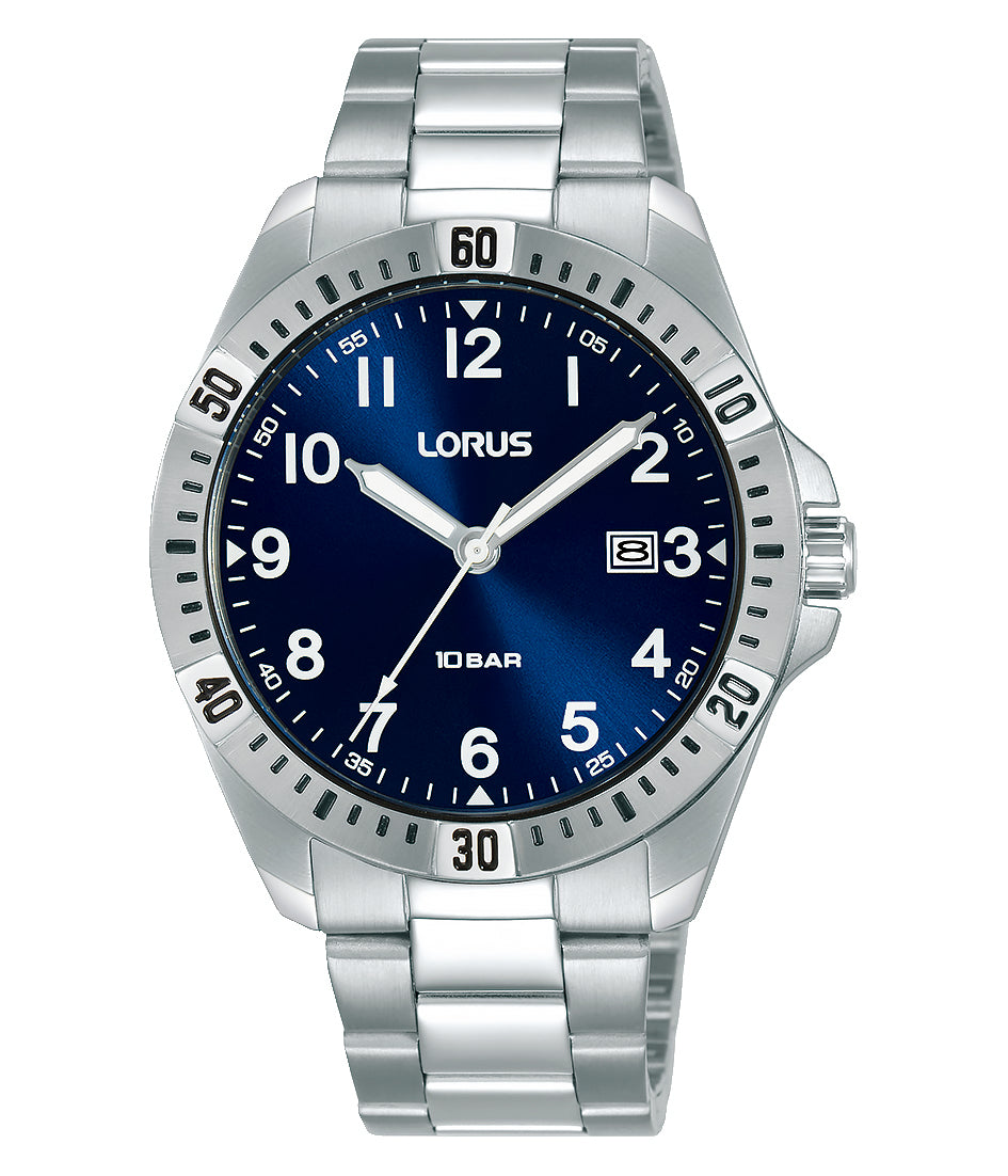 Lorus Gents Sports Silver Coloured Watch