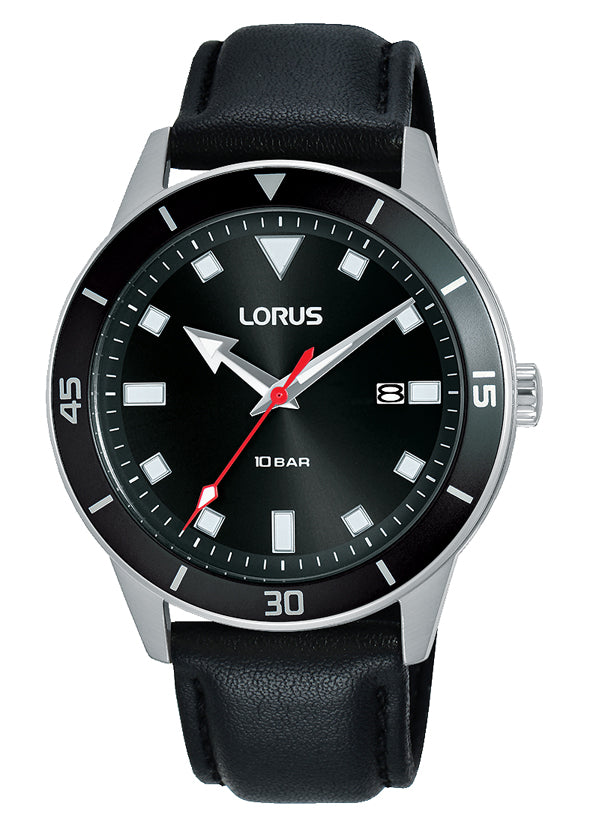 Lorus Mens Silver Coloured Sports Watch
