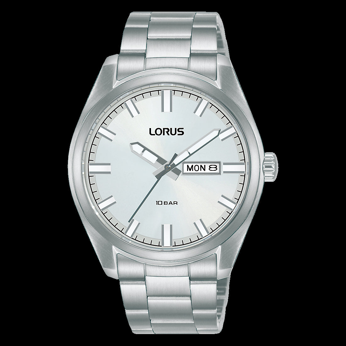 Lorus Gents Silver Coloured Sport Watch
