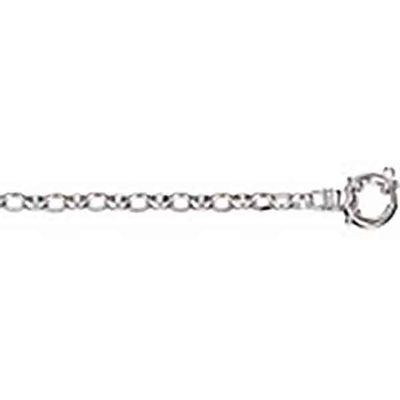 Sterling Silver Chain Oval Belcher Bracelet